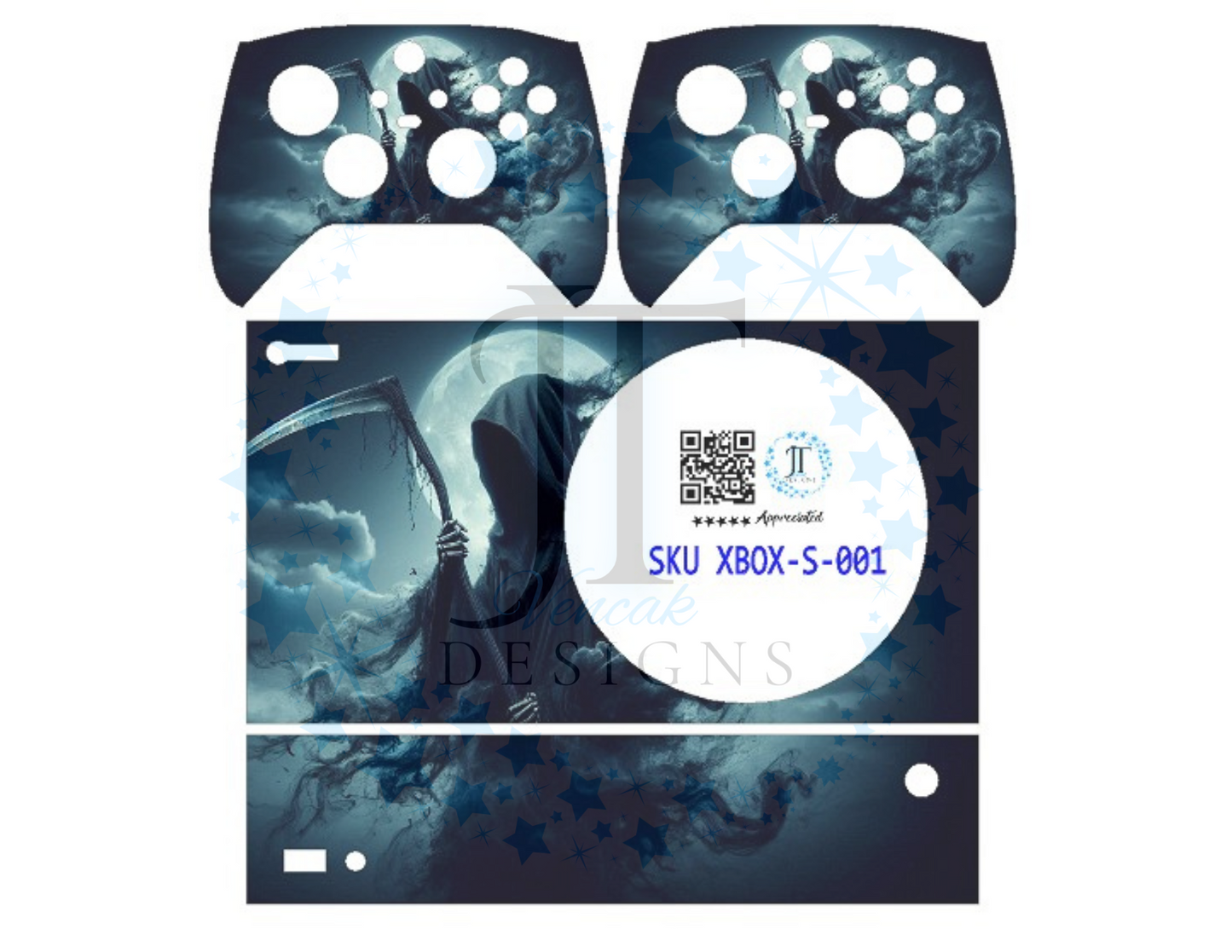 Calling Death XBOX Console and Controller Wrap Stickers