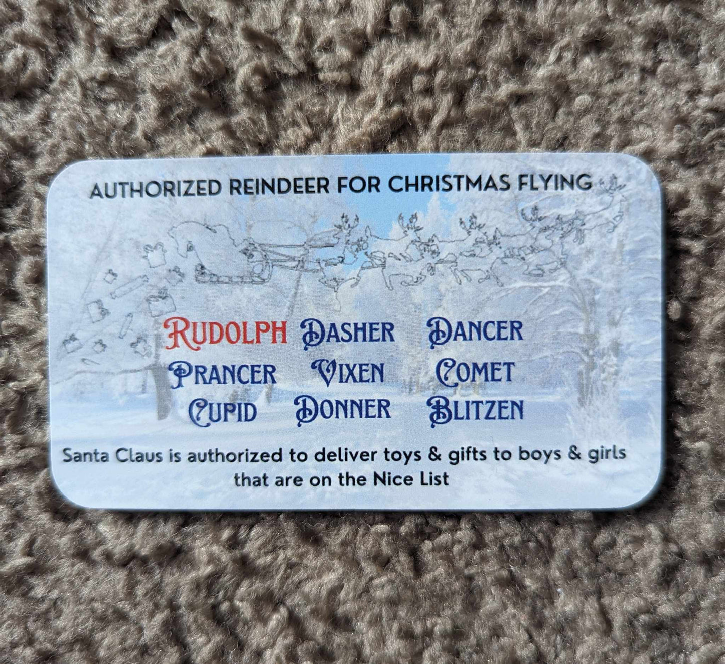 White Santa Evidence Kit (2023 version)