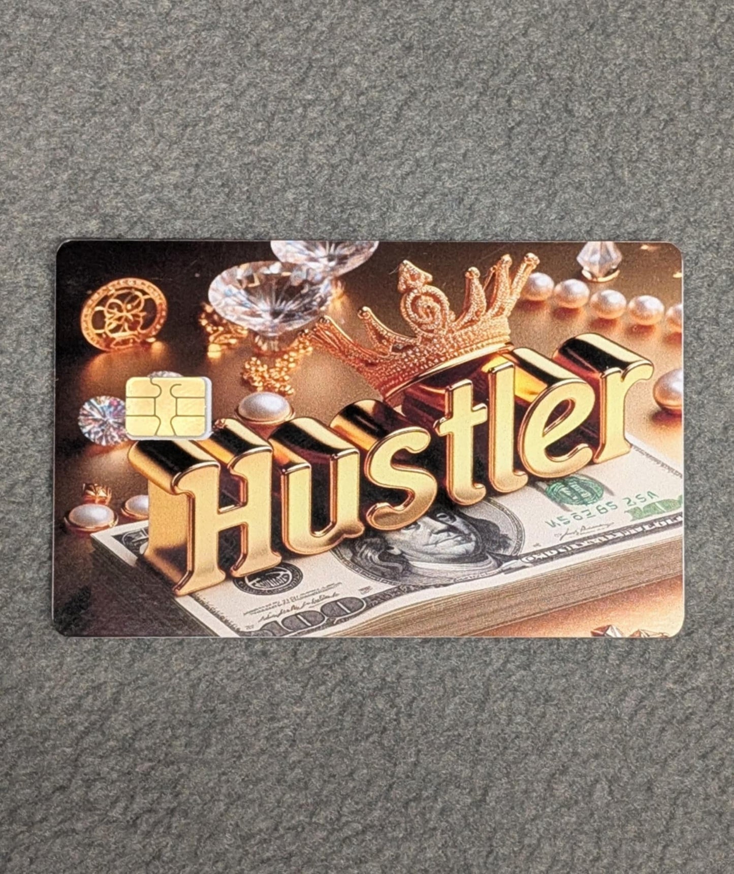 Hustler Credit/Debit Card Sticker, Skin, Cover