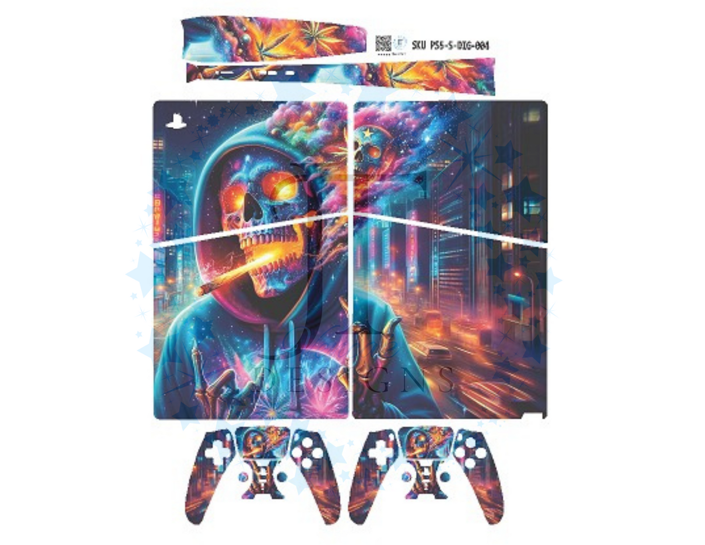 Worry About You PlayStation Console and Controller Wrap Stickers