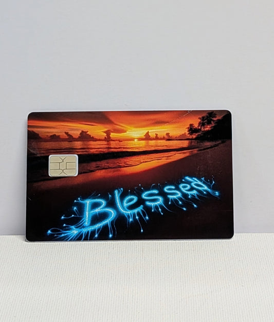 Blessed Credit/Debit Card Sticker, Skin, Cover