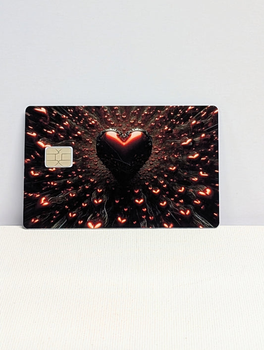 Bleeding Heart Credit/Debit Card Sticker, Skin, Cover