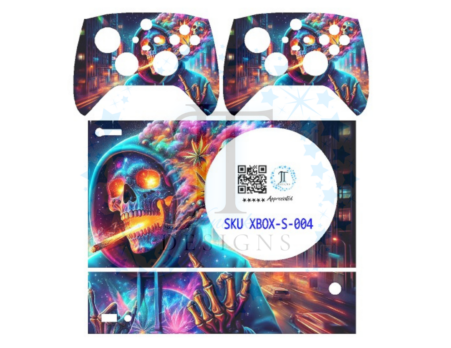 Worry About You Xbox Console and Controller Wrap Stickers