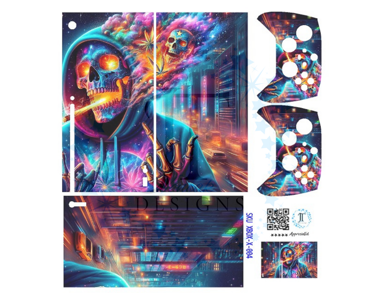 Worry About You Xbox Console and Controller Wrap Stickers