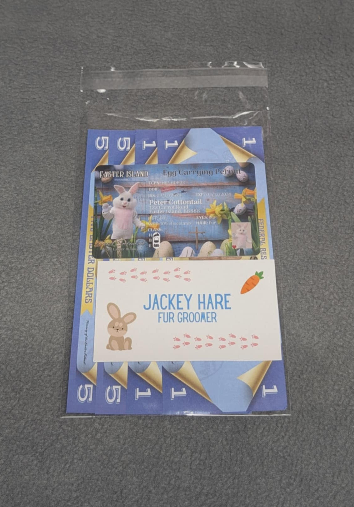 Easter Bunny Evidence Kit, Easter Bunny Gifts, Easter Basket