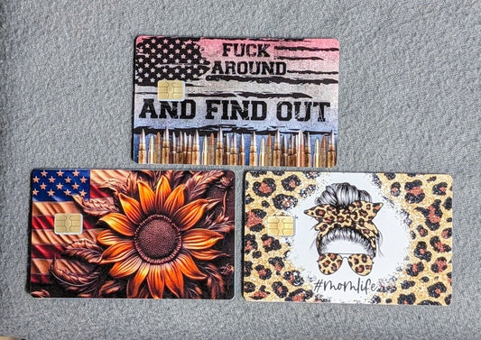 Fierce Mama Bundle Credit/Debit Card Sticker, Skin, Cover