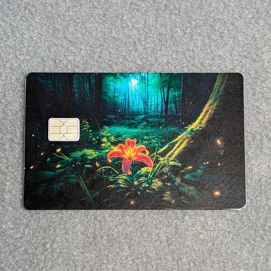 Growth is in Silence Credit/Debit Card Sticker, Skin, Cover