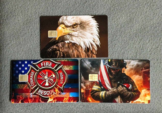 American Hero Bundle Credit/Debit Card Sticker, Skin, Cover